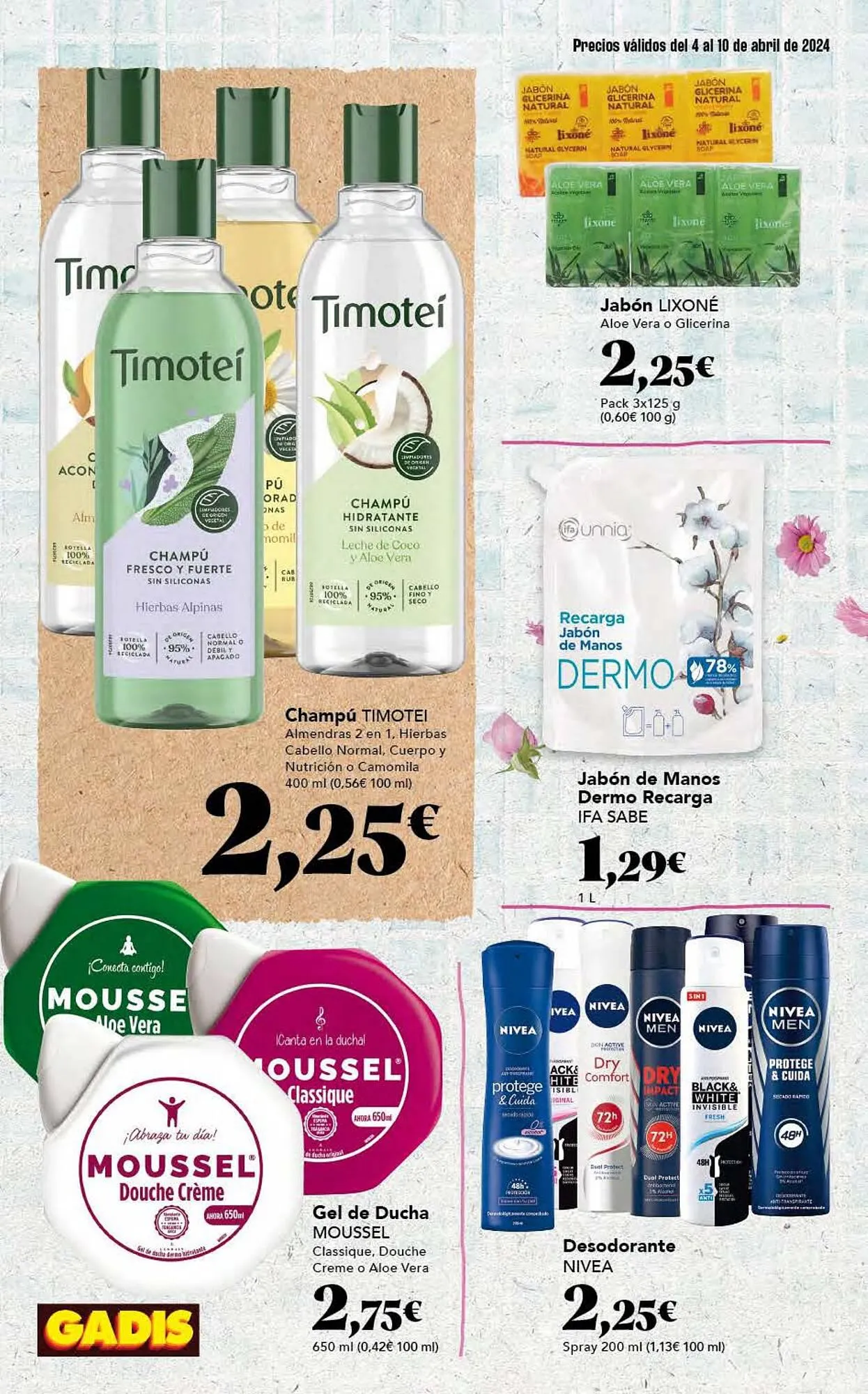 Catálogo de Folleto Gadis 4 de abril al 10 de abril 2024 - Página 38