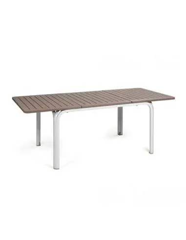 Mesa Extensible Nardi Alloro 140 Blanco / Tórtora