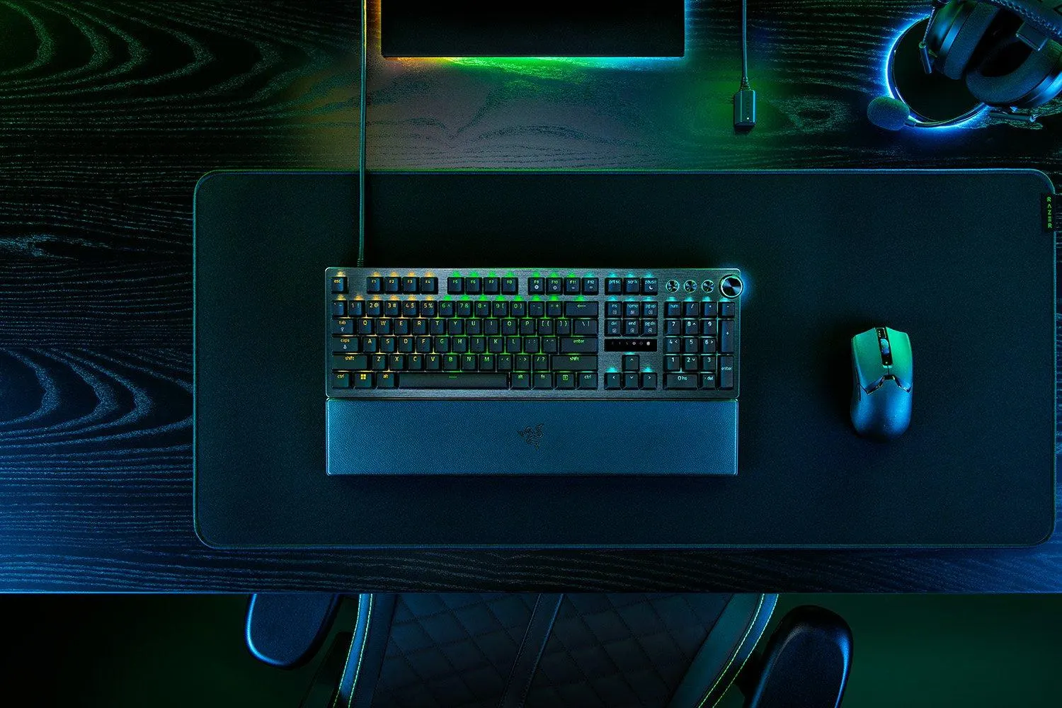 Teclado óptico analógico para esports