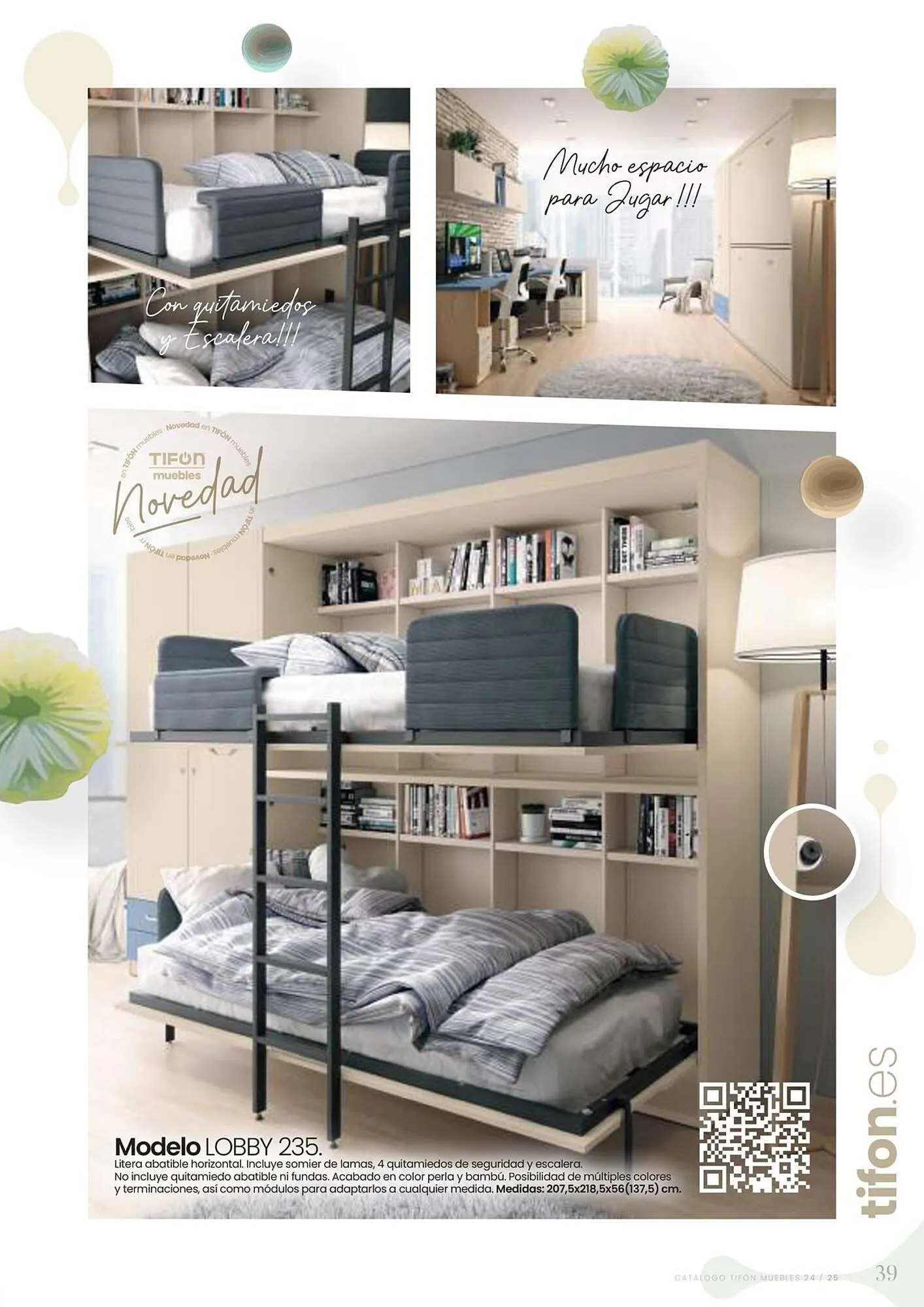 Catálogo de Folleto Tifón Hipermueble 12 de julio al 31 de mayo 2025 - Página 39