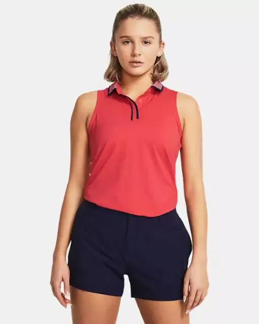 Polo sin mangas UA Iso-Chill para mujer