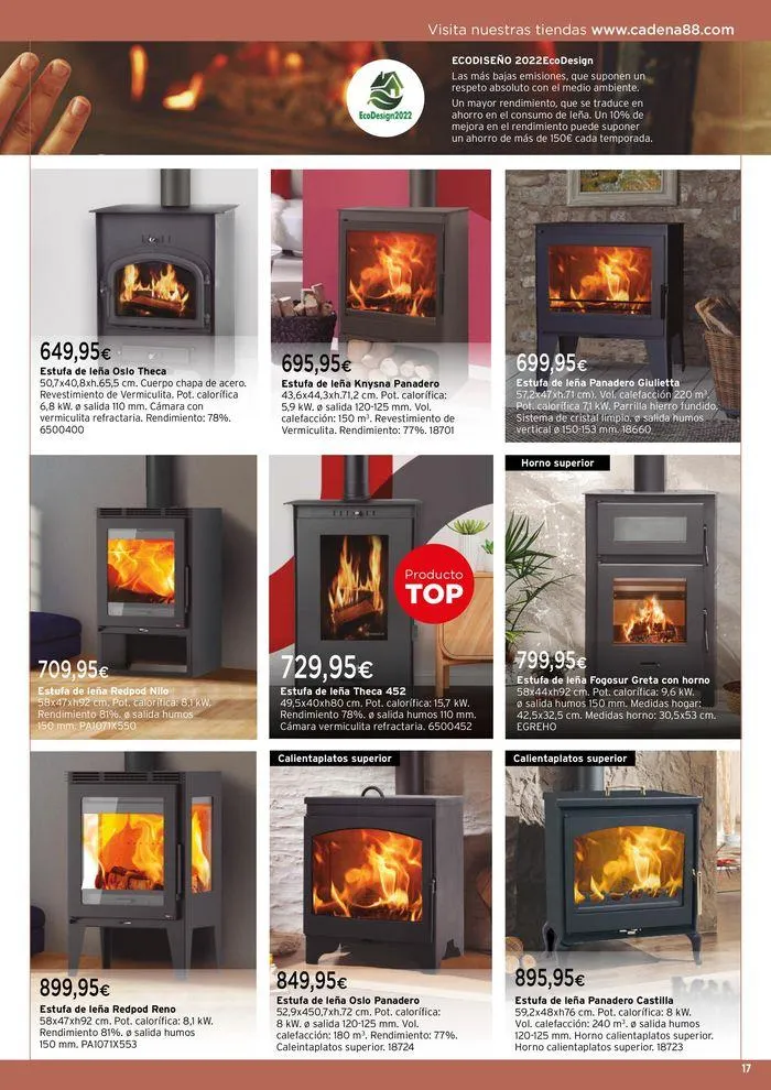 Catálogo de Calor, prepárate para el invierno! 17 de septiembre al 28 de febrero 2025 - Página 17