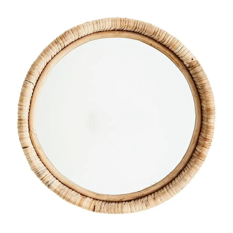 Bamboo round mirror Ø27cm