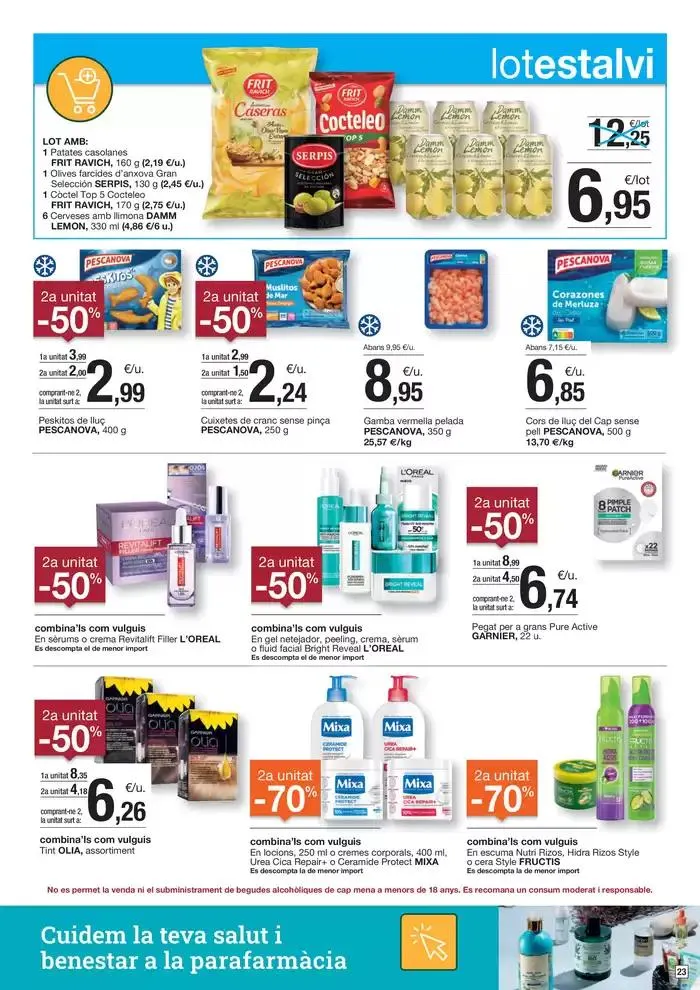 Catálogo de Ofertes vàlides del 18 al 31 de març 18 de marzo al 31 de marzo 2025 - Página 23