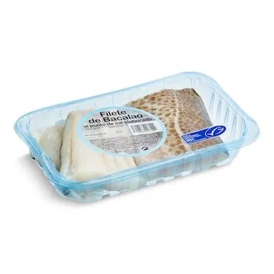 Filete de bacalao MSC bandeja 500g aprox.