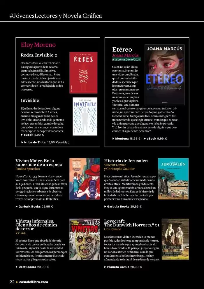 Catálogo de Casa del Libro Leer te hace único 6 de noviembre al 30 de noviembre 2024 - Página 22