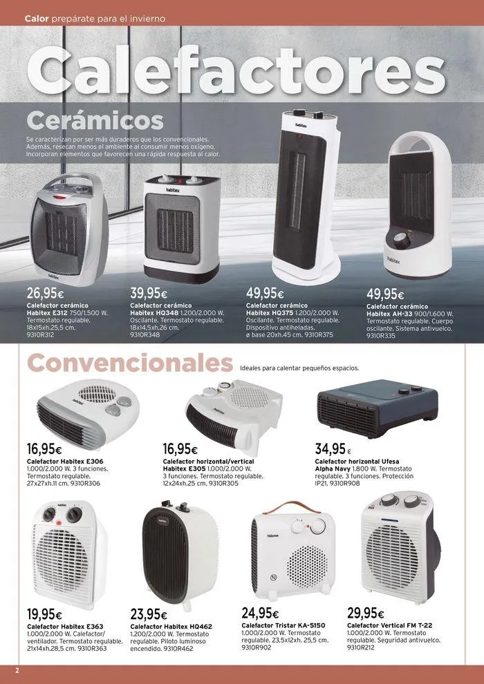 Catálogo de Calor, prepárate para el invierno! 17 de septiembre al 28 de febrero 2025 - Página 2