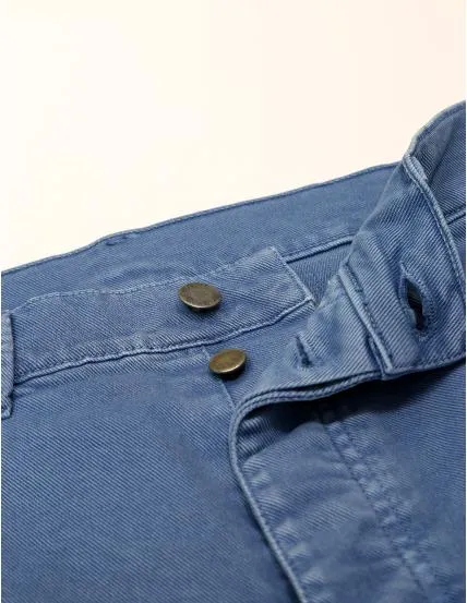 Pantalón 5 bolsillos sarga Azul