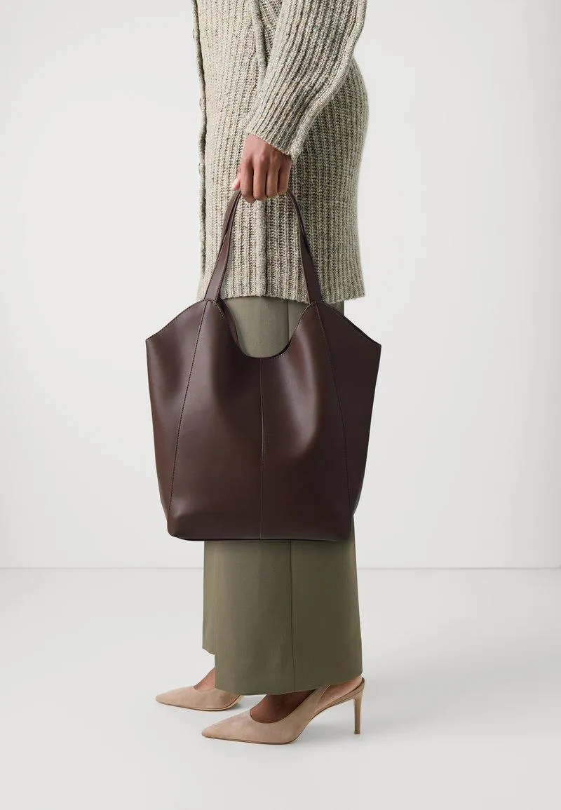 Bolso shopping - dark brown