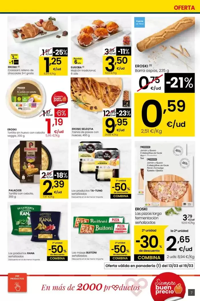 Catálogo de Precio más bajo HIPERMERCADOS EROSKI 13 de marzo al 26 de marzo 2025 - Página 7
