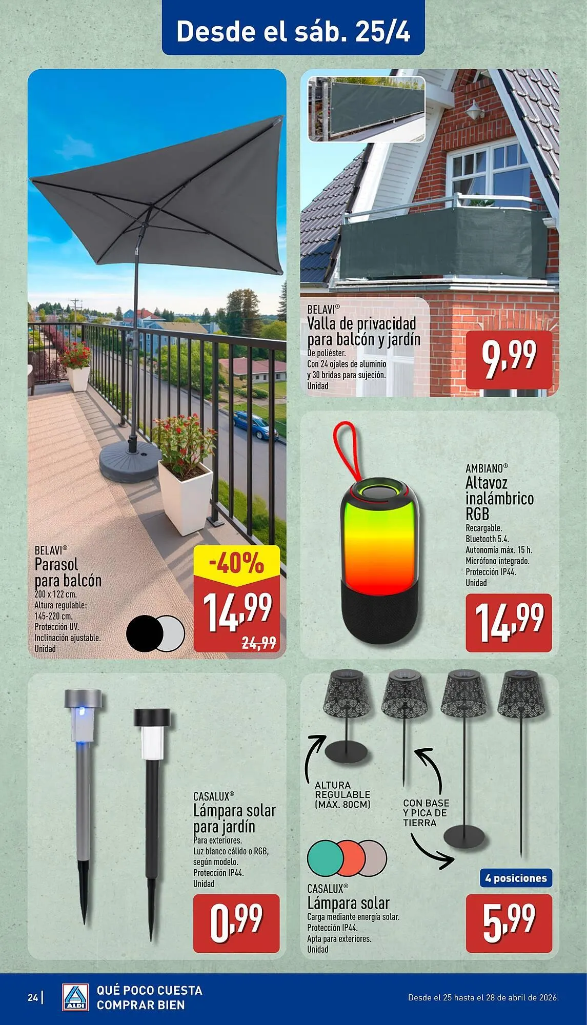 Catálogo de Folleto ALDI 20 de abril al 26 de abril 2026 - Página 24