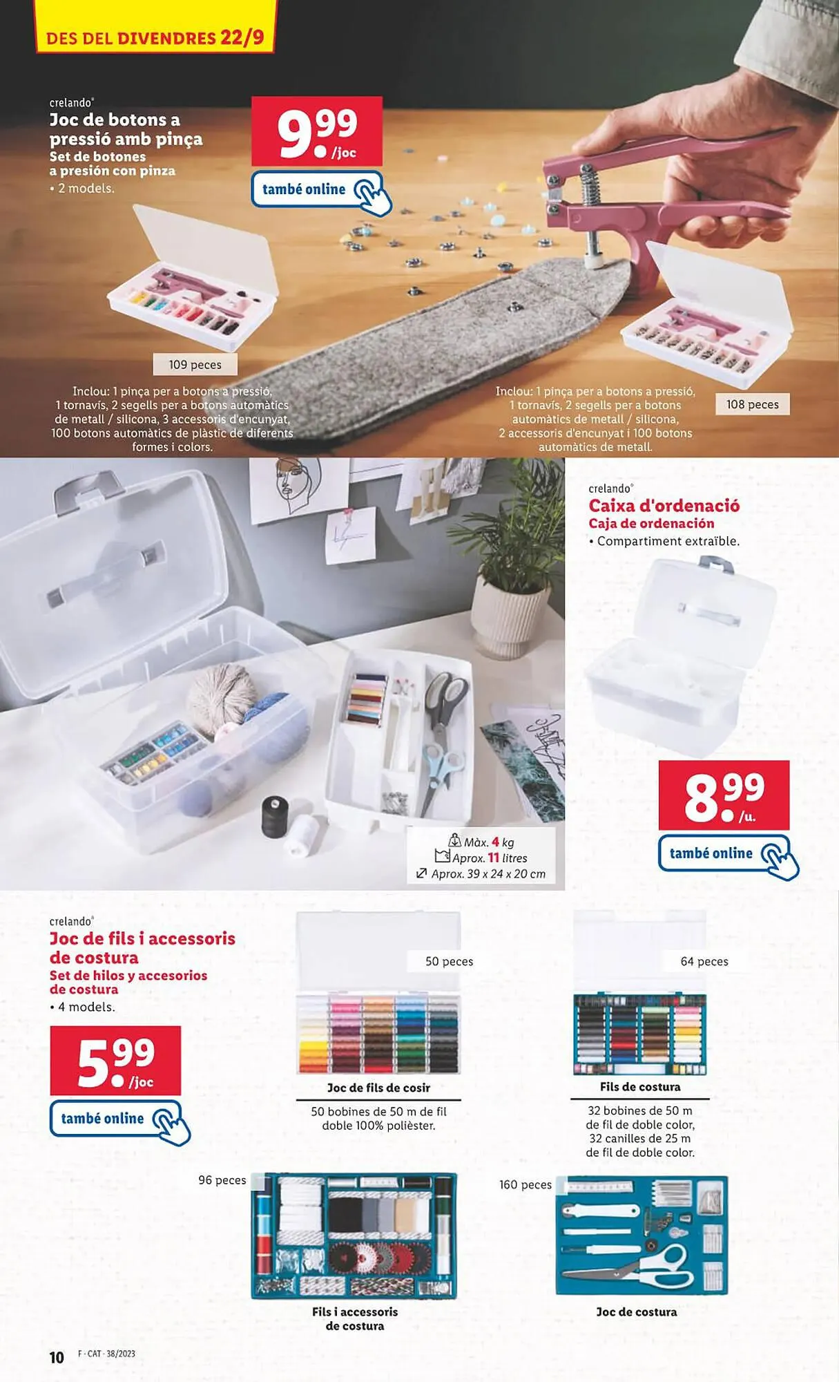 Catálogo de Folleto Lidl 18 de septiembre al 25 de septiembre 2023 - Página 10