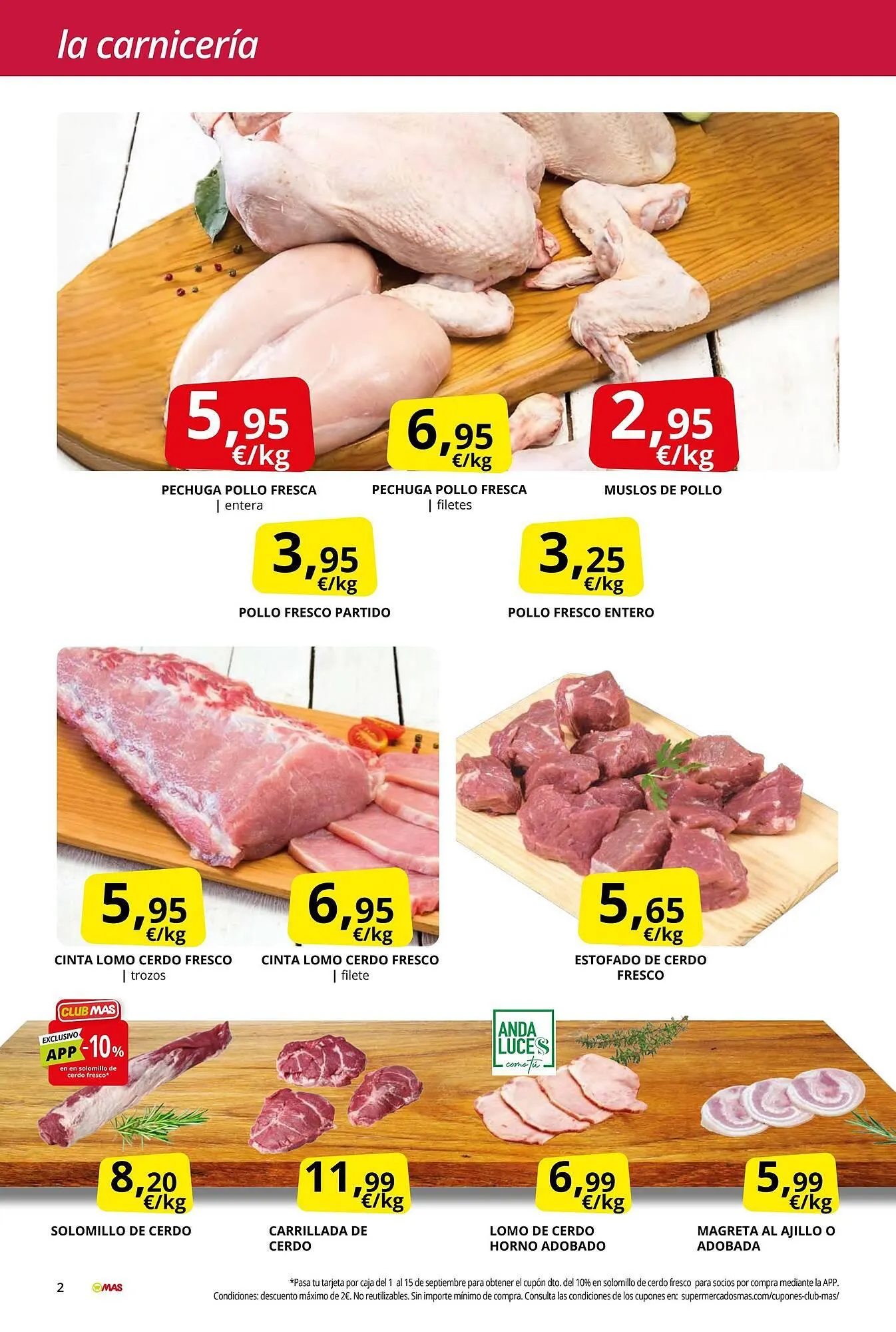 Catálogo de Folleto Supermercados MAS 29 de agosto al 30 de septiembre 2025 - Página 2