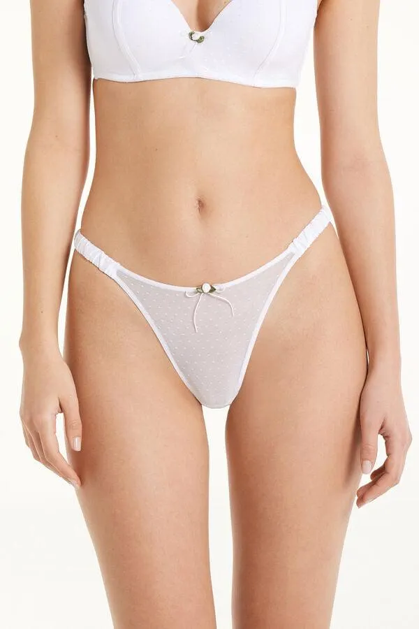 Braguita Brasileña Con Tira Lateral Estilo Tanga Fancy Bride