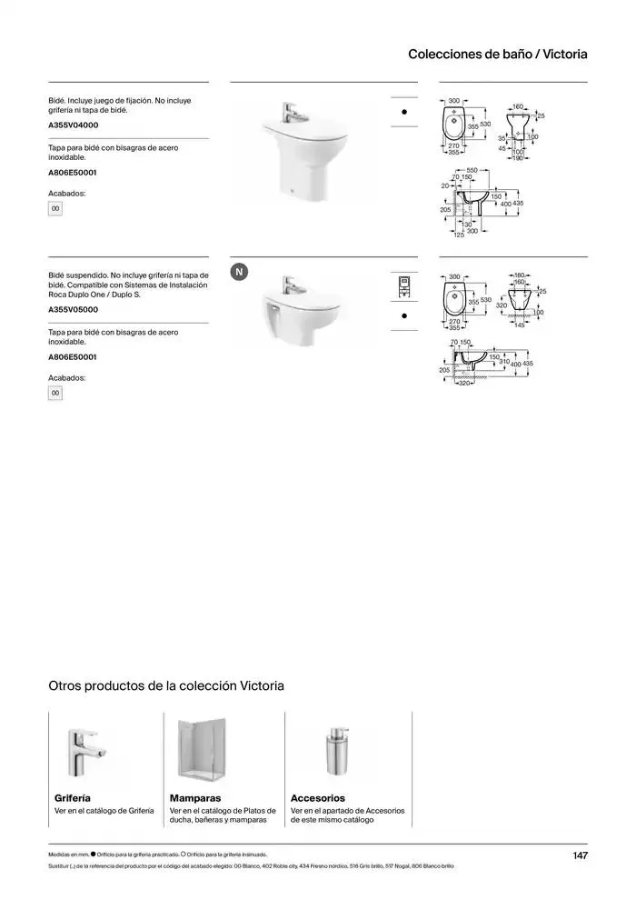 Catálogo de Colecciones de Baño, Muebles y Accesorios 9 de enero al 31 de diciembre 2025 - Página 149