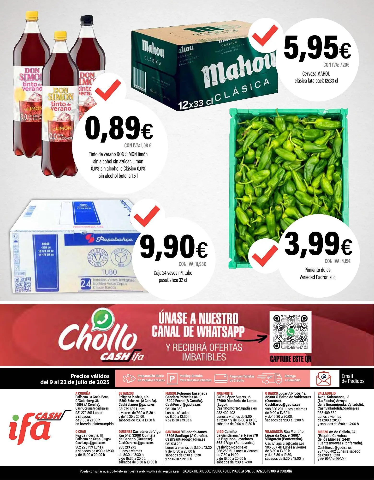 Catálogo de Folleto Cash Ifa 9 de julio al 22 de julio 2025 - Página 20