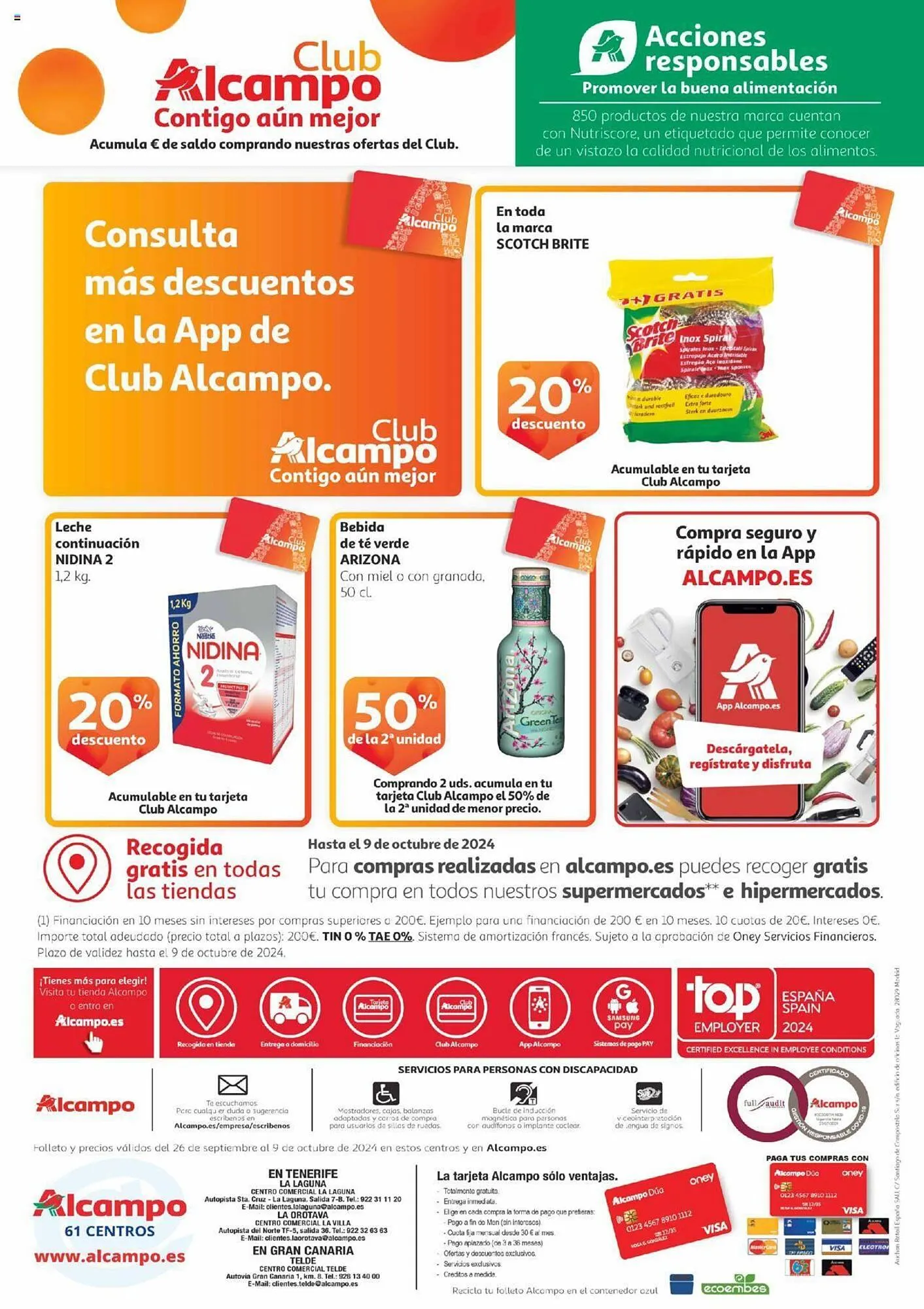 Catálogo de Folleto Alcampo 26 de septiembre al 9 de octubre 2024 - Página 48