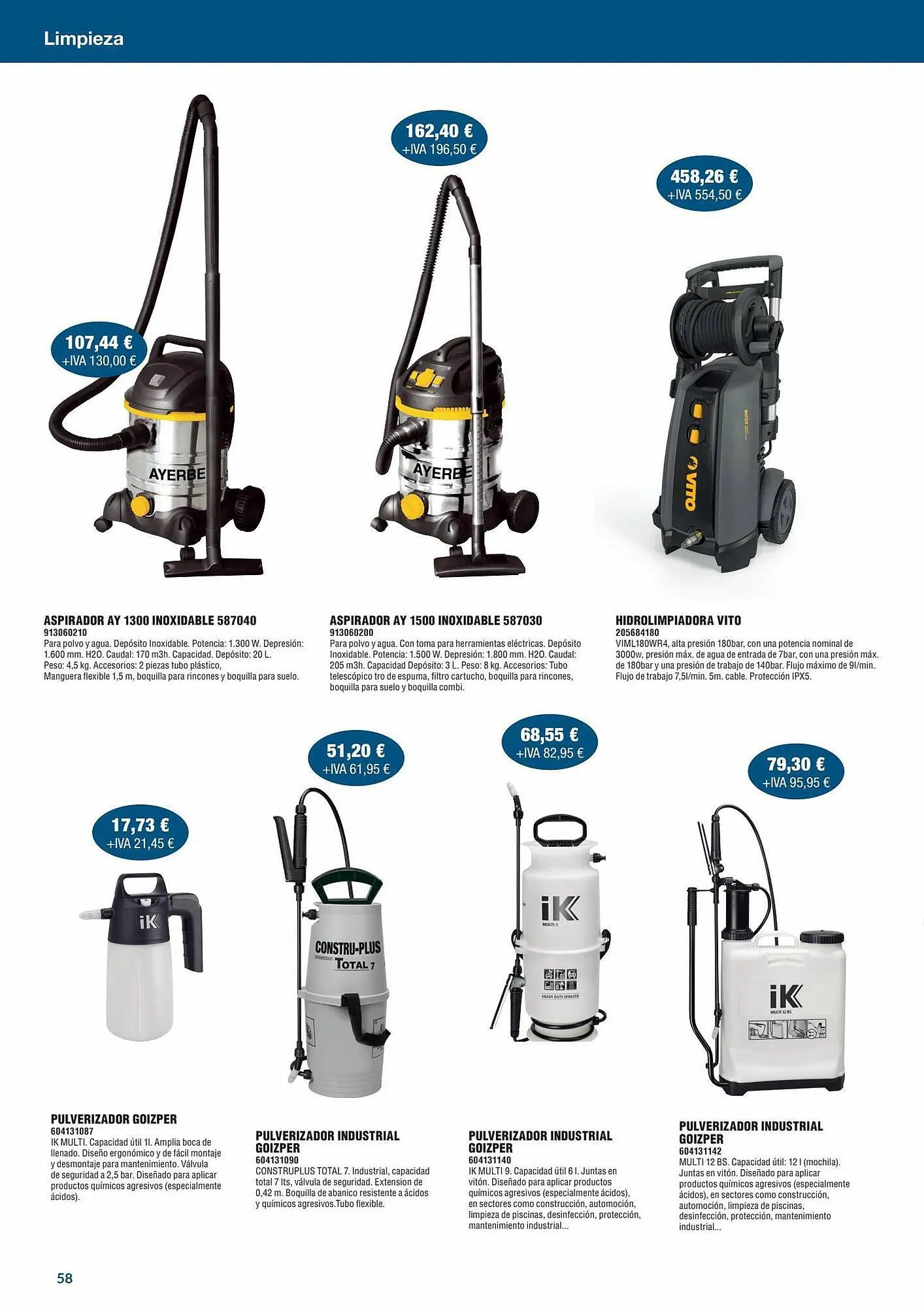 Catálogo de Folleto Coinfer 15 de mayo al 31 de julio 2023 - Página 58
