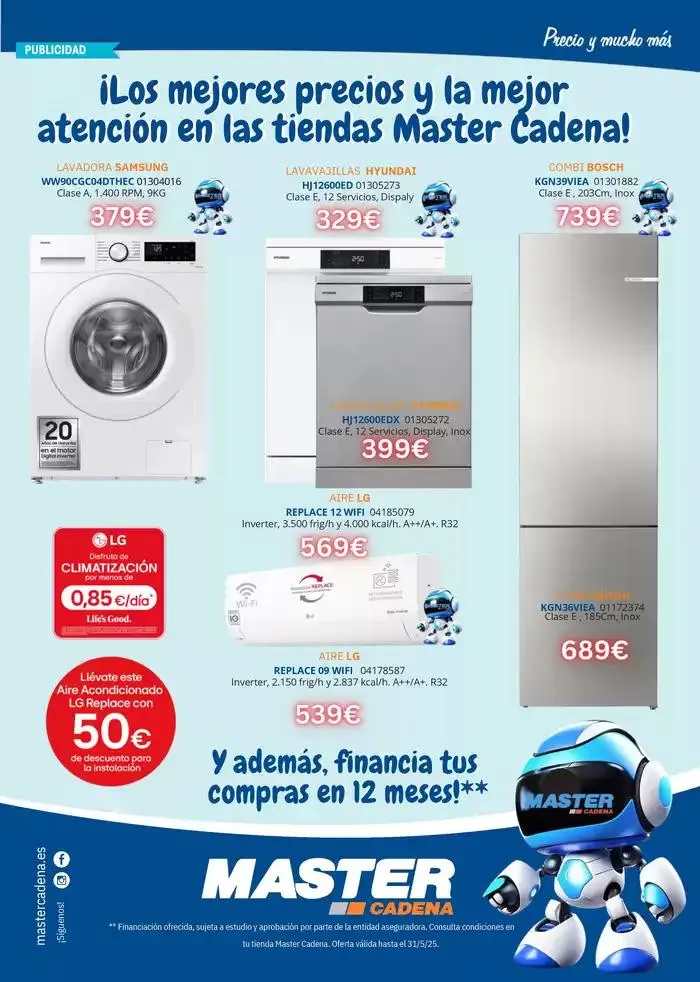 ¡Los mejores precios y la mejor atención en las tiendas Master Cadena! - 1