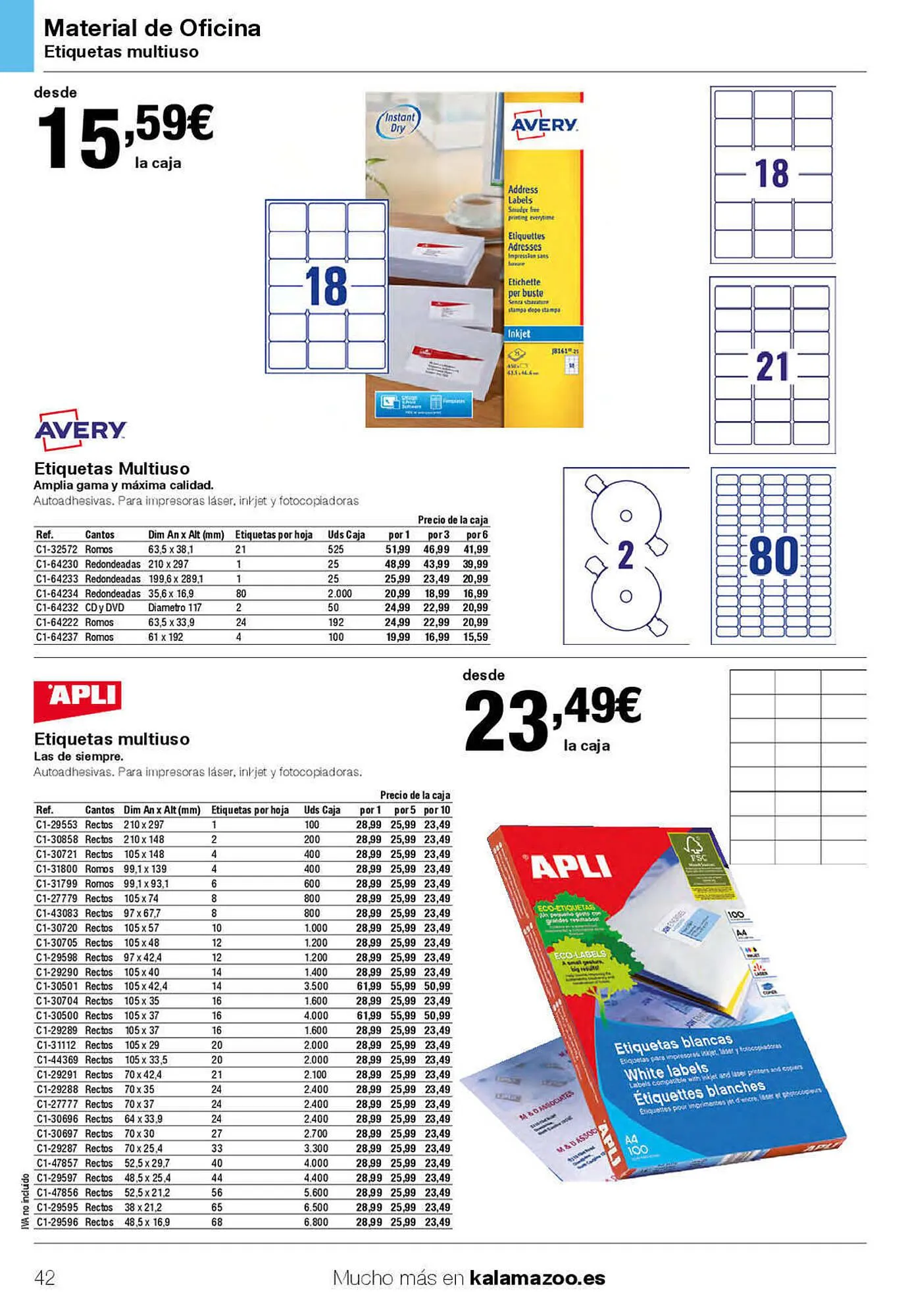 Catálogo de Folleto Staples Kalamazoo 27 de enero al 31 de julio 2023 - Página 42