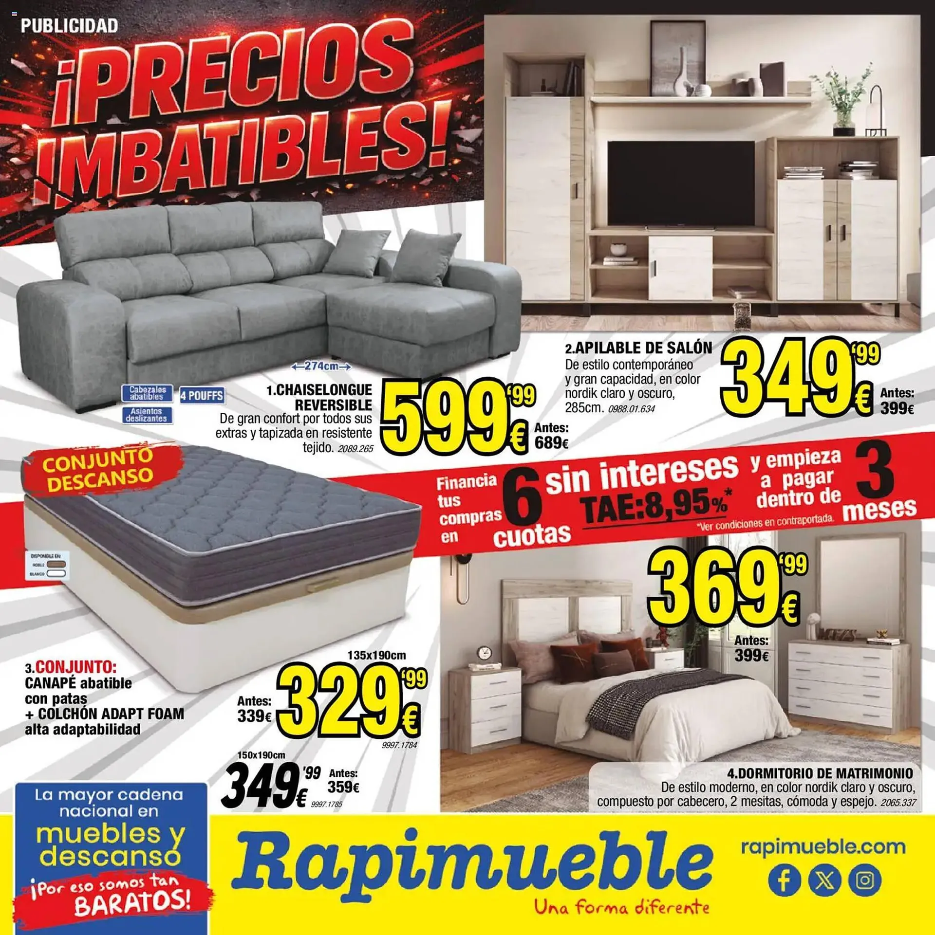 Catálogo de Catálogo Rapimueble 11 de mayo al 30 de junio 2026 - Página 1