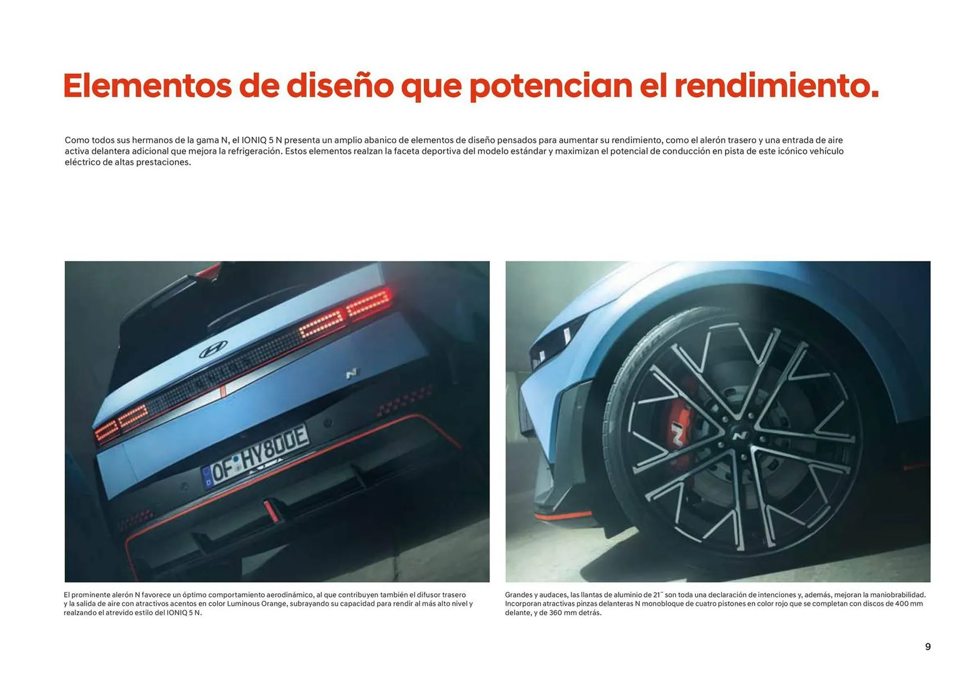 Catálogo de Folleto Hyundai IONIQ 5 N 25 de junio al 25 de junio 2025 - Página 9