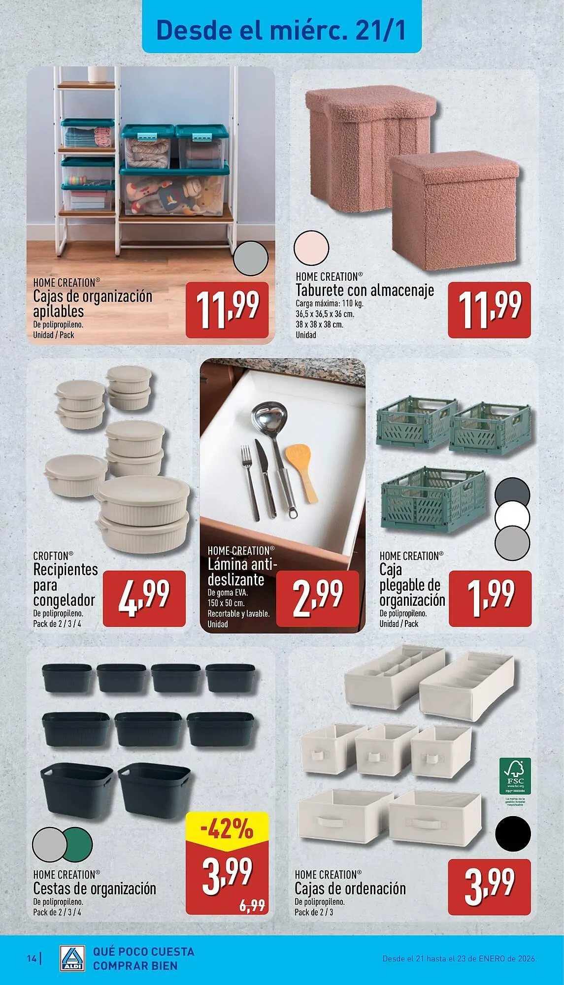 Catálogo de Folleto ALDI 19 de enero al 25 de enero 2026 - Página 14