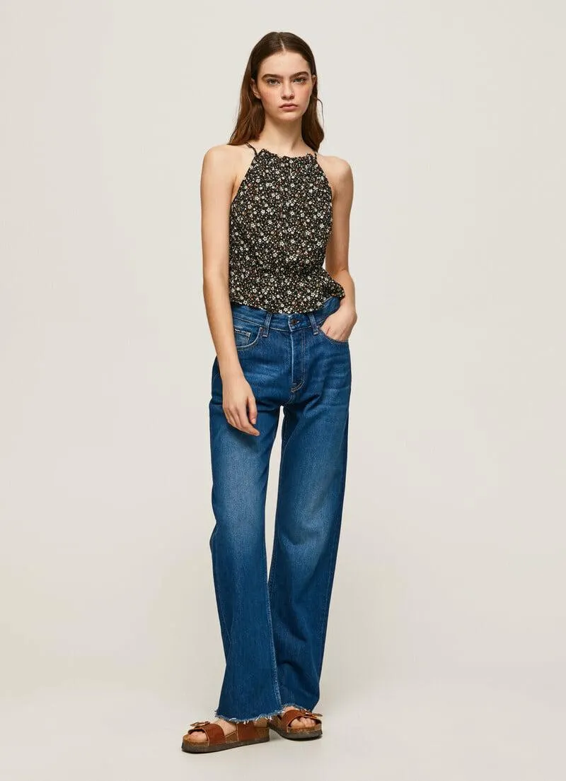 TOP TIRANTES ESTAMPADO FLORES