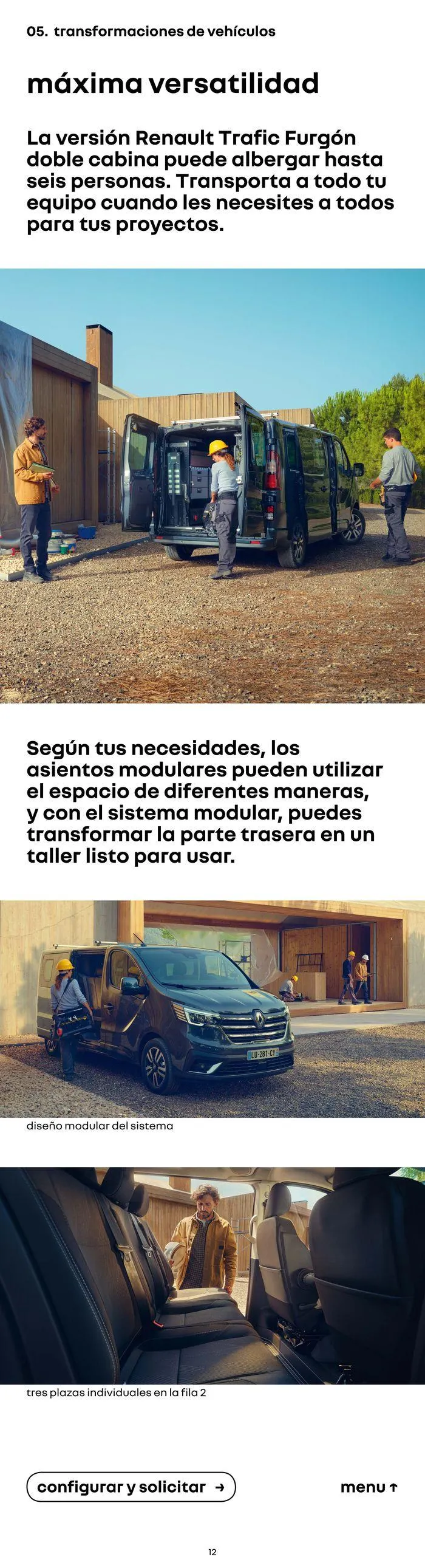 Catálogo de Renault Trafic Furgón E-Tech 100% Eléctrico 18 de julio al 18 de julio 2025 - Página 12