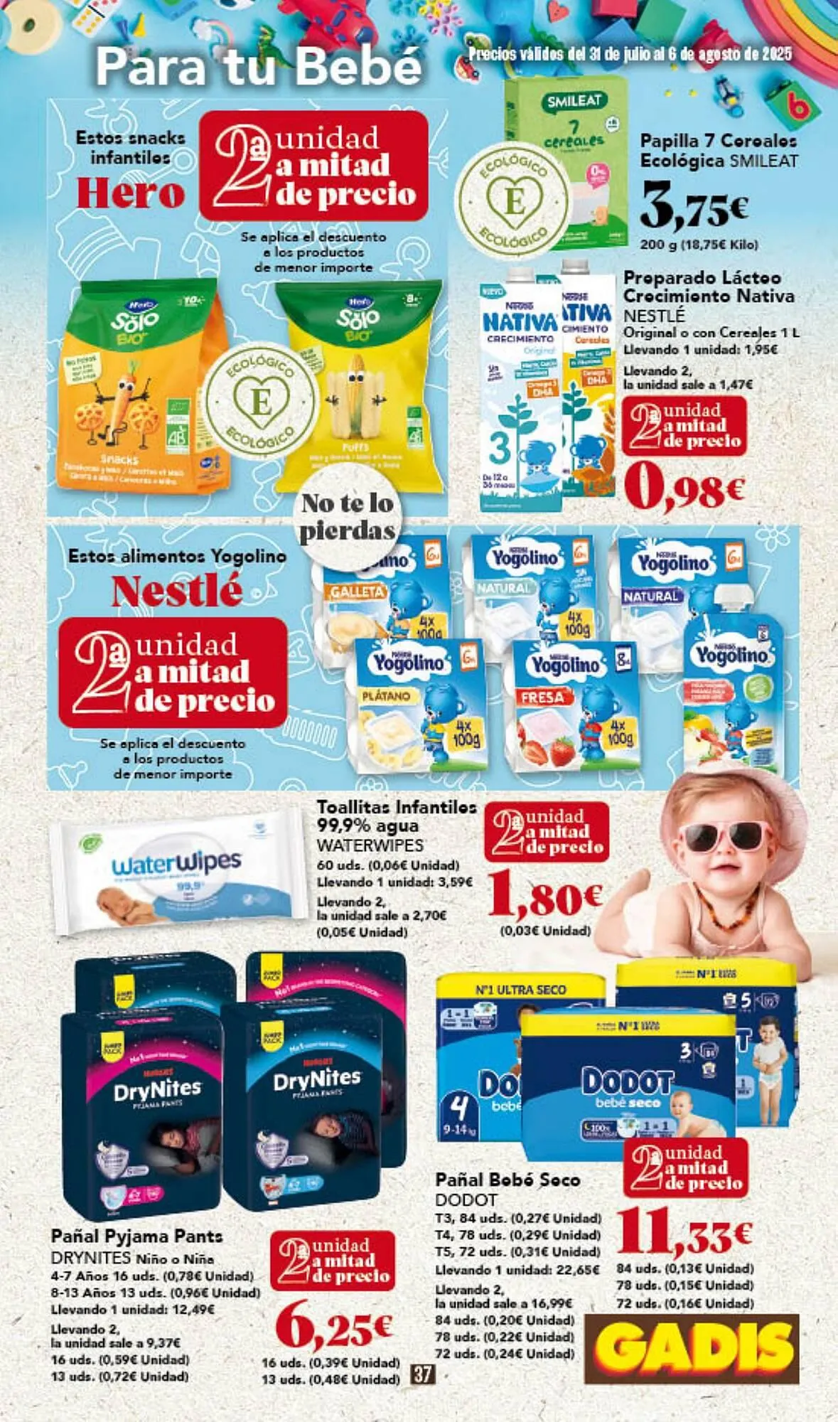 Catálogo de Folleto Gadis 31 de julio al 6 de agosto 2025 - Página 37