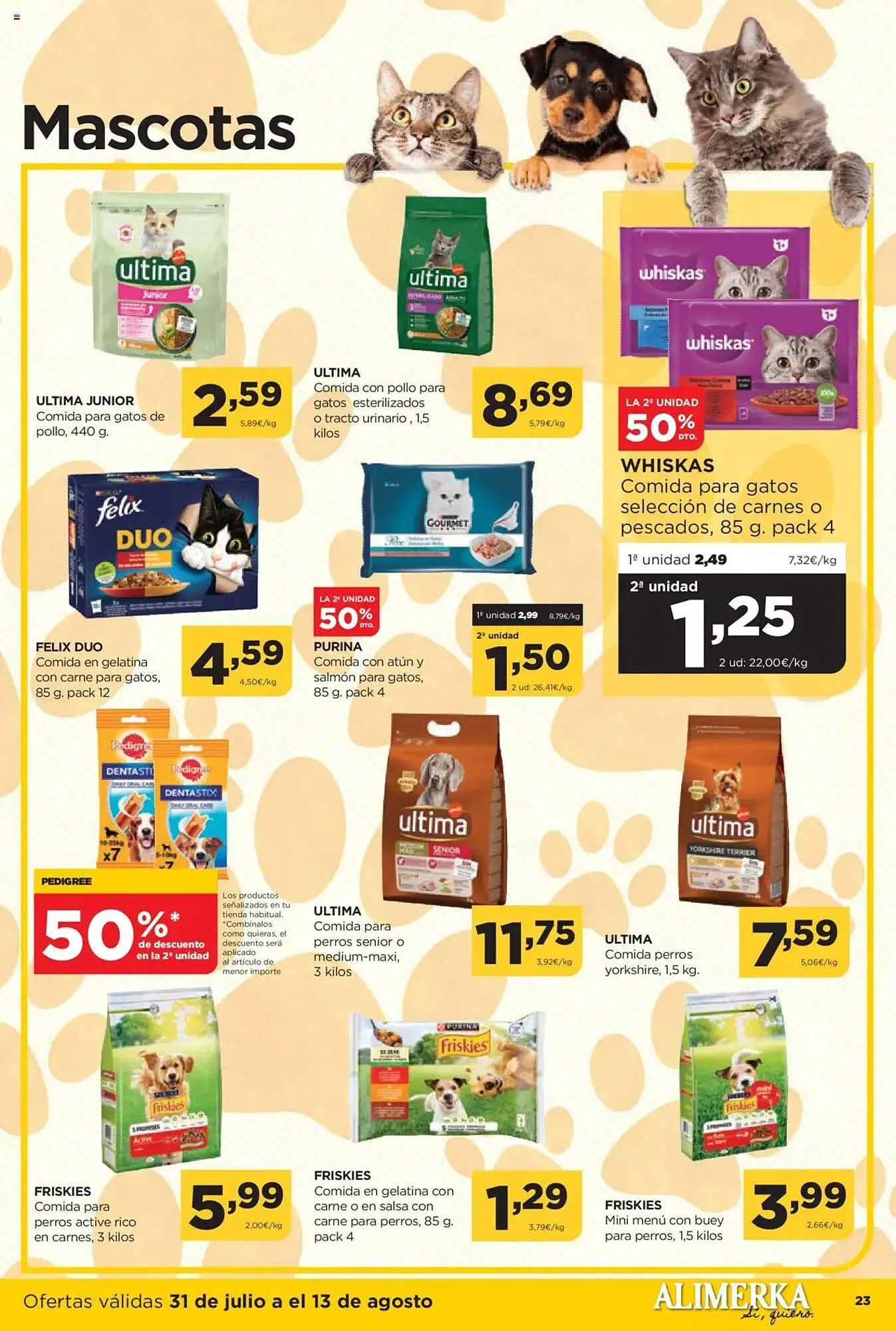 Catálogo de Folleto Alimerka 31 de julio al 13 de agosto 2025 - Página 23