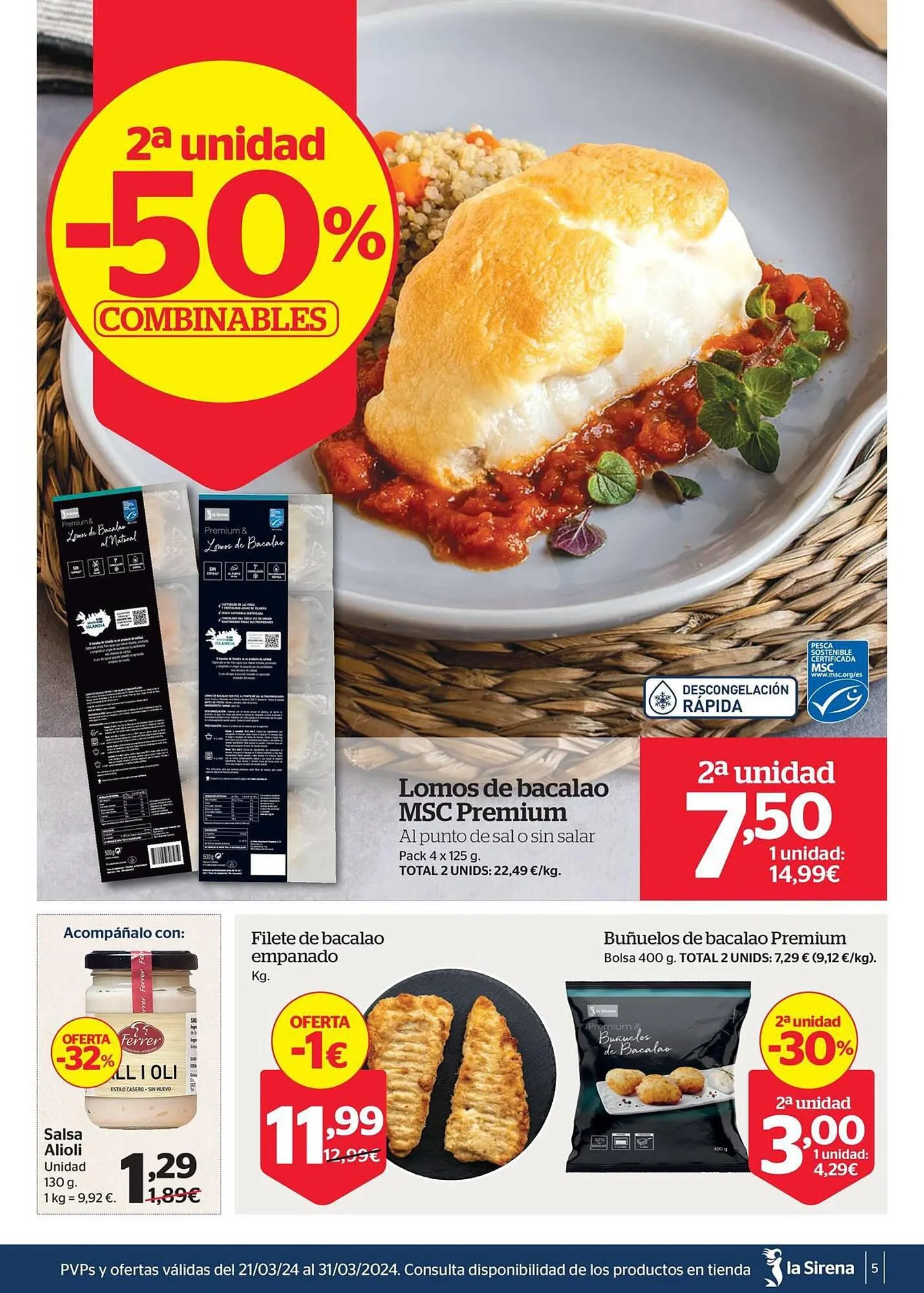 Catálogo de Folleto La Sirena 21 de marzo al 31 de marzo 2024 - Página 5