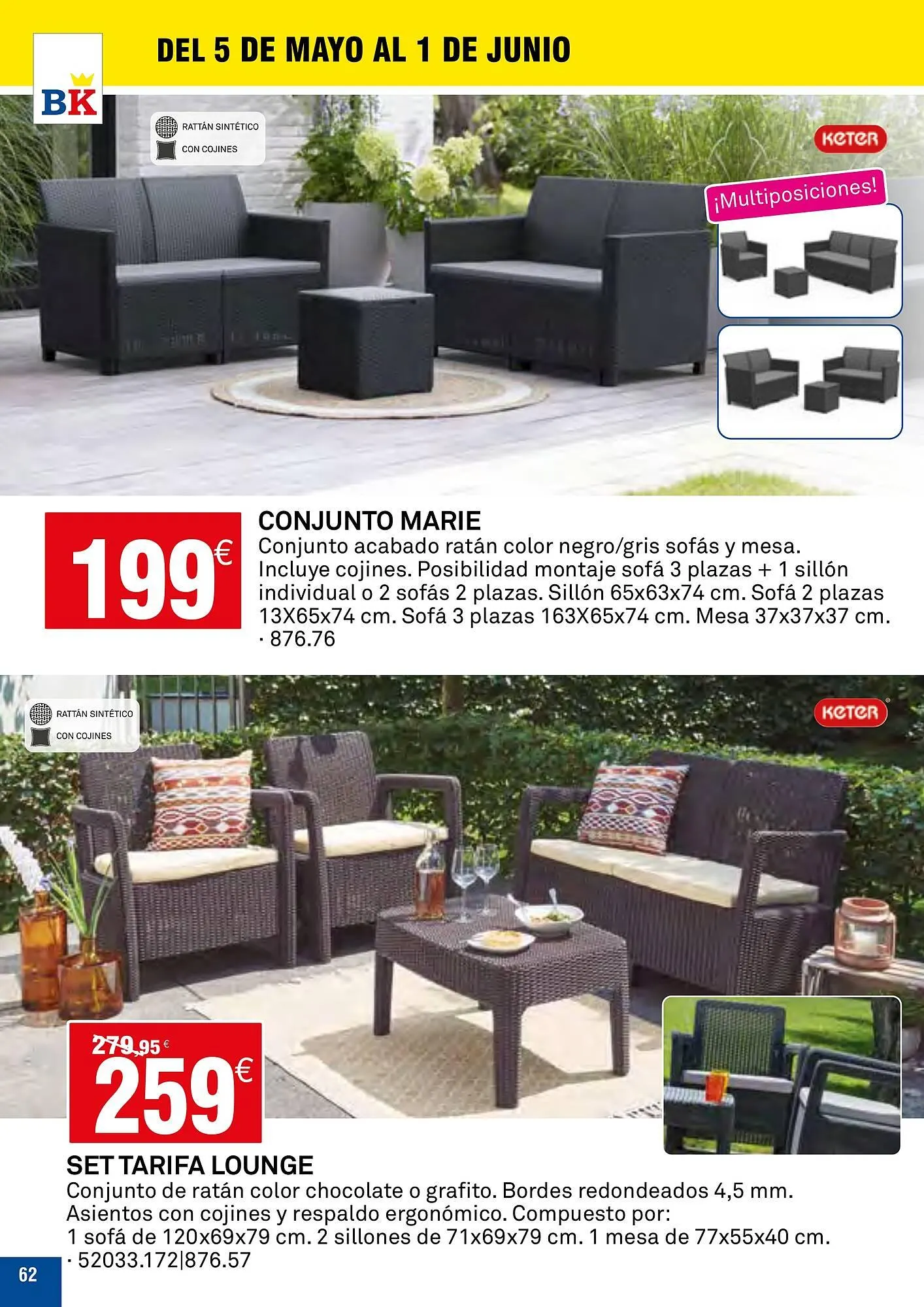 Catálogo de Folleto Bricoking 5 de mayo al 1 de junio 2025 - Página 62