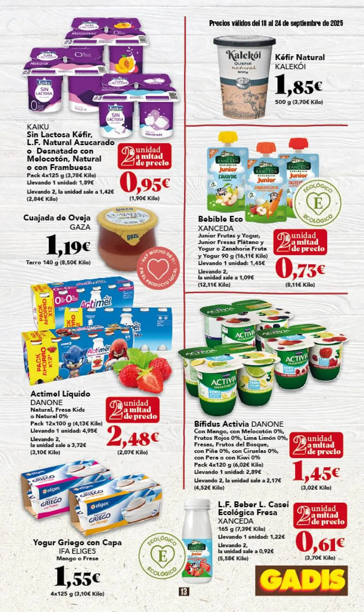 Catálogo de Folleto Gadis 18 de septiembre al 24 de septiembre 2025 - Página 13