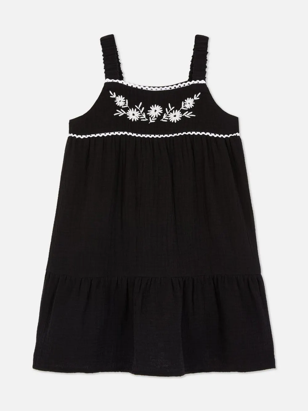 1,5-8 años | Vestido floral bordado a capas