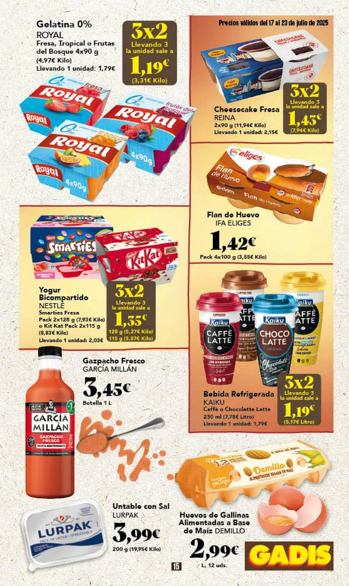 Catálogo de Folleto Gadis 17 de julio al 23 de julio 2025 - Página 15
