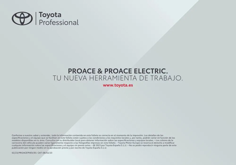 Catálogo de Catálogo Toyota Proace 26 de junio al 26 de junio 2025 - Página 25