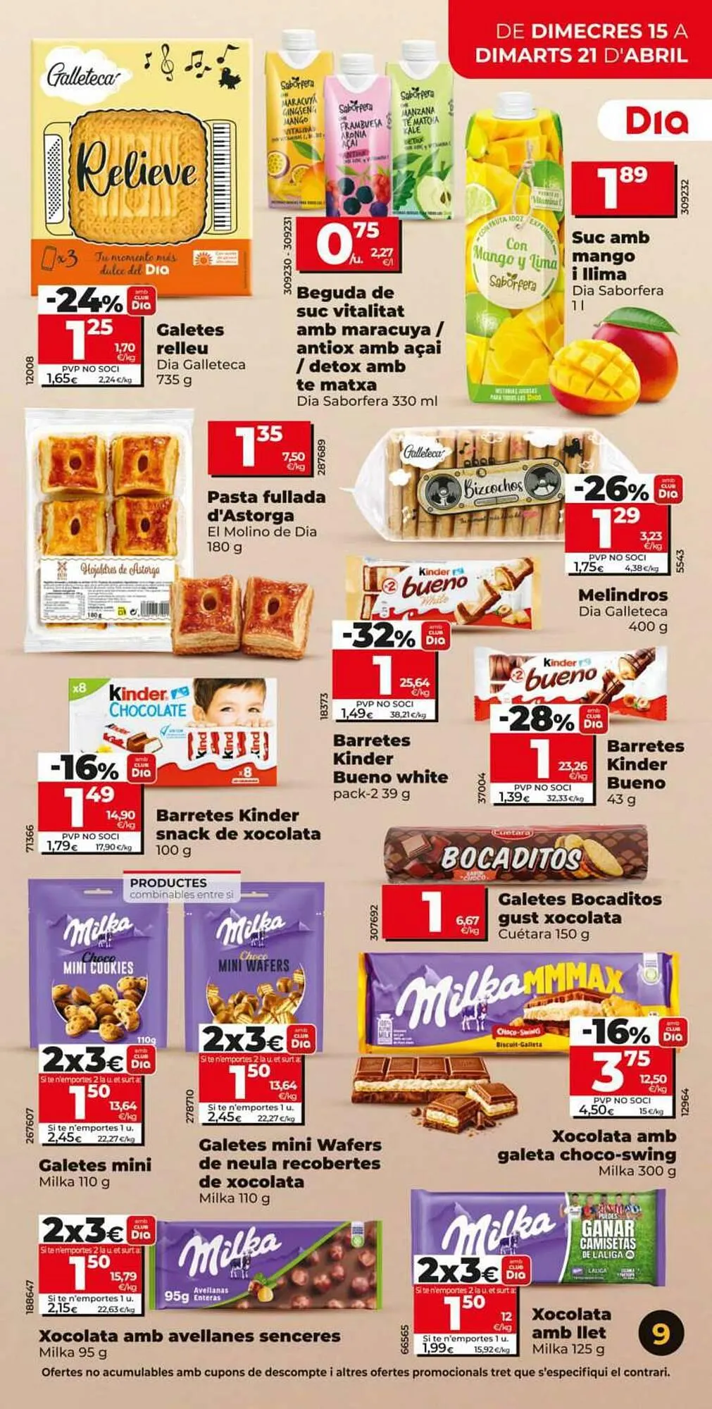 Catálogo de Folleto Dia 15 de abril al 21 de abril 2026 - Página 9