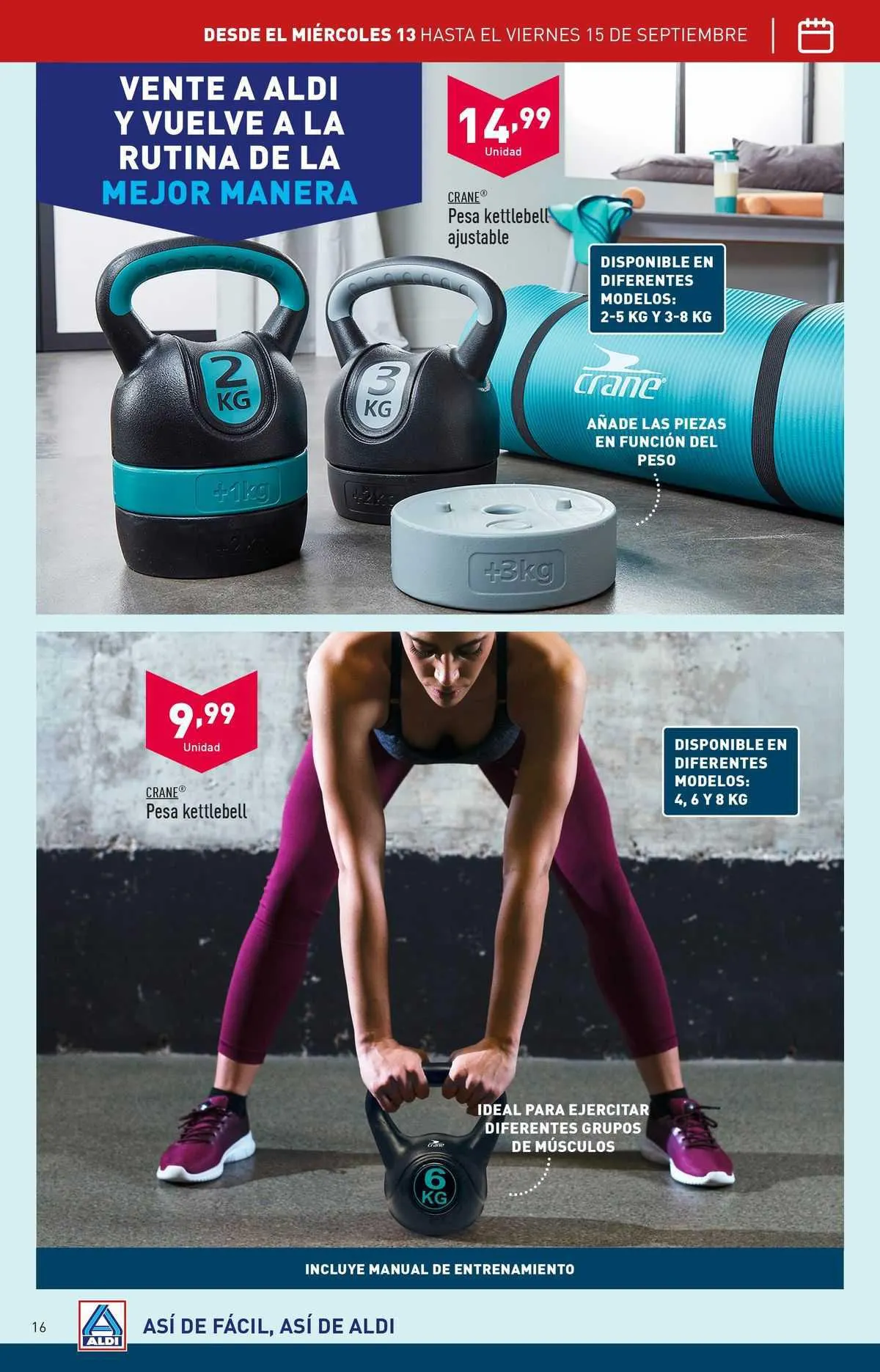 Catálogo de ALDI Folleto 12 de septiembre al 17 de septiembre 2023 - Página 16