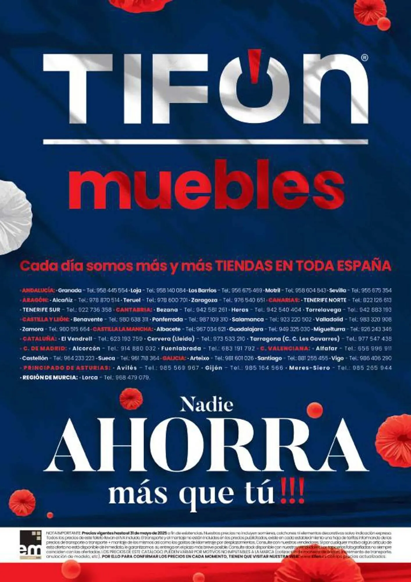 Catálogo de Folleto Tifón Hipermueble 12 de julio al 31 de mayo 2025 - Página 68