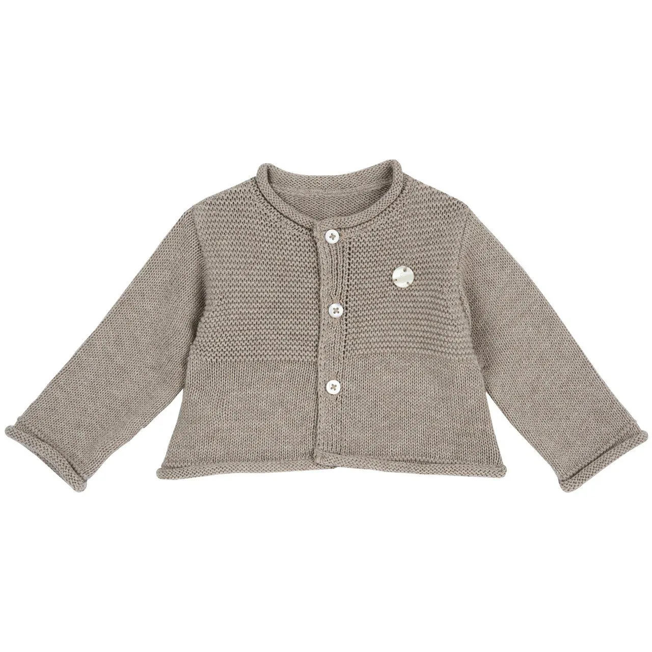 Rebeca de punto beige