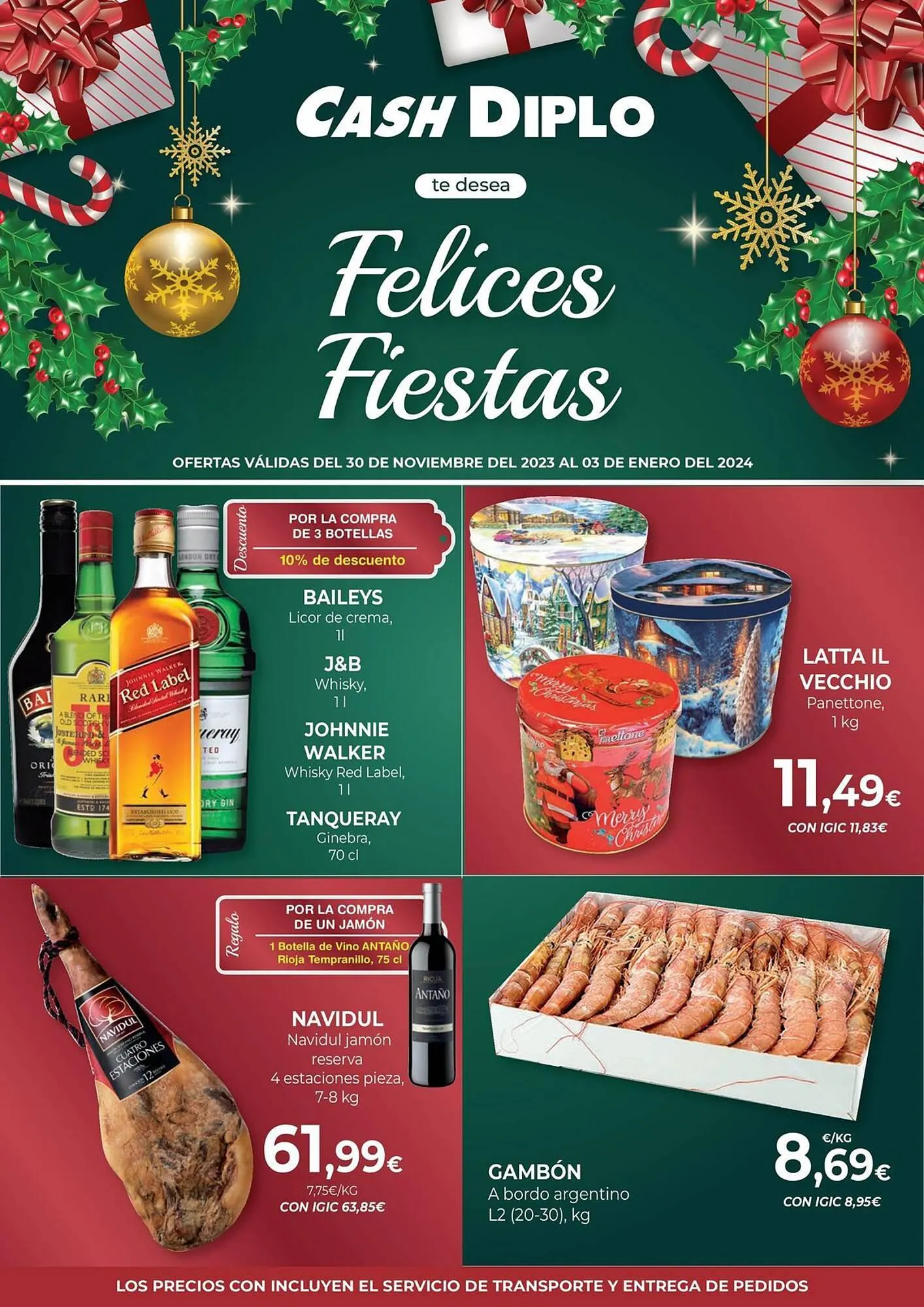 Catálogo de Folleto CashDiplo 4 de diciembre al 3 de enero 2024 - Página 1