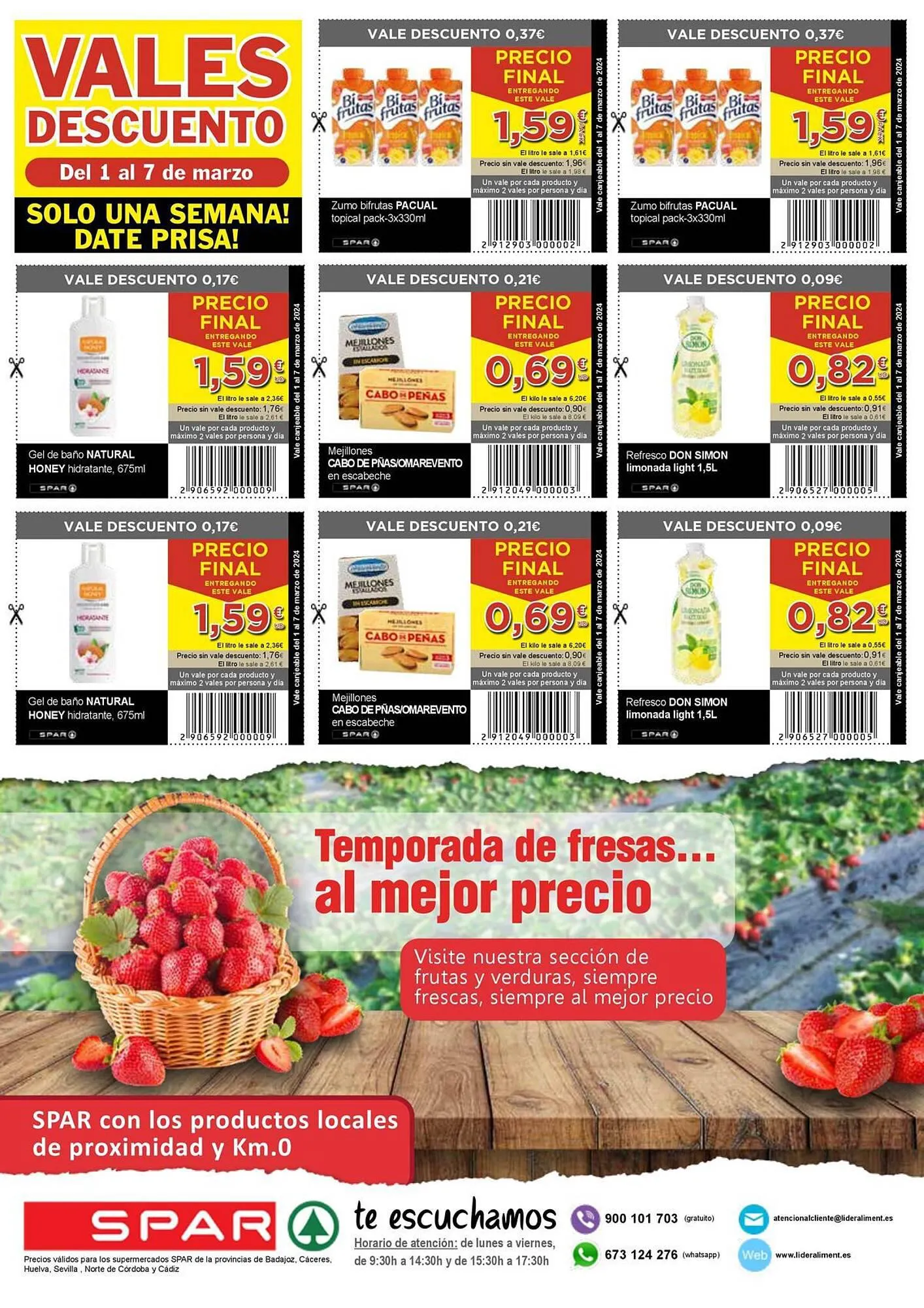 Catálogo de Folleto SPAR 1 de marzo al 17 de marzo 2024 - Página 12