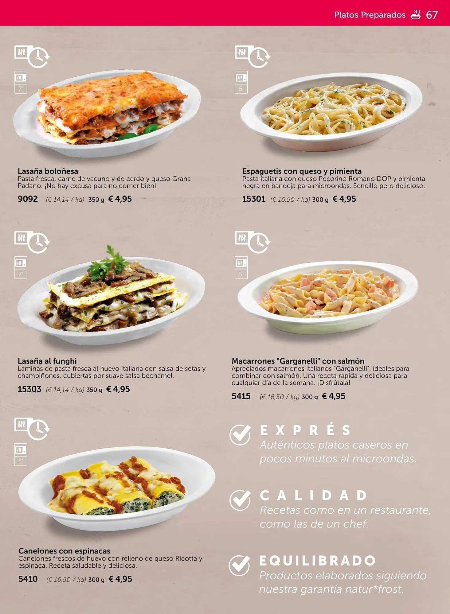 Catálogo de Folleto Bofrost 13 de septiembre al 31 de diciembre 2024 - Página 67