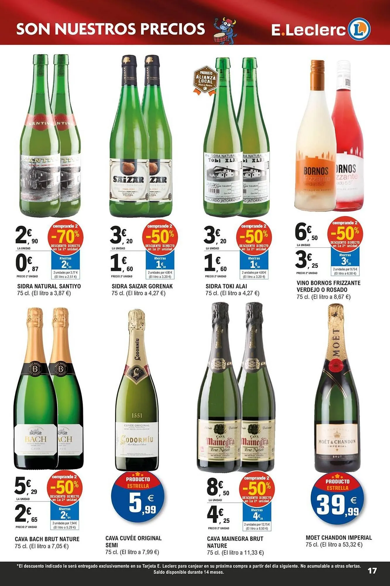 Catálogo de Folleto E.Leclerc 18 de junio al 12 de julio 2025 - Página 17