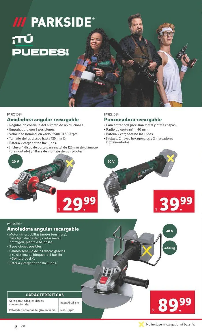 Catálogo de Tú puedes con Parkside 10 de junio al 16 de junio 2024 - Página 2