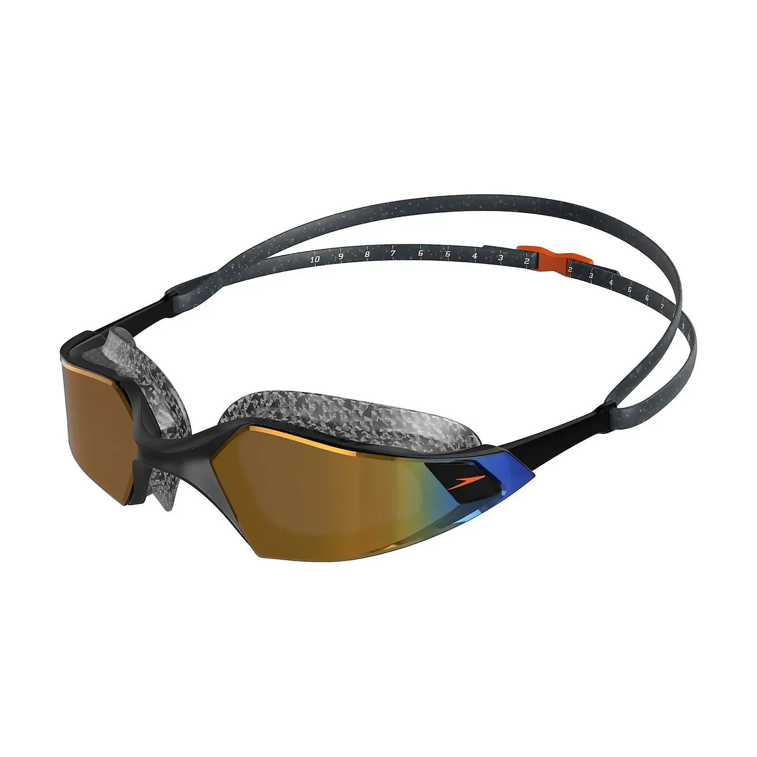 Gafas de espejo para adultos Aquapulse Pro, negro/dorado