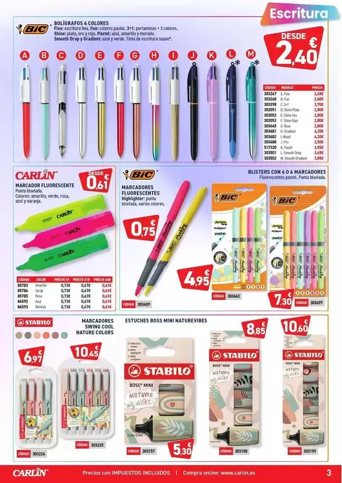 Catálogo de HIPER OFERTAS PAPELERÍA Nº5 1 de abril al 30 de junio 2025 - Página 3