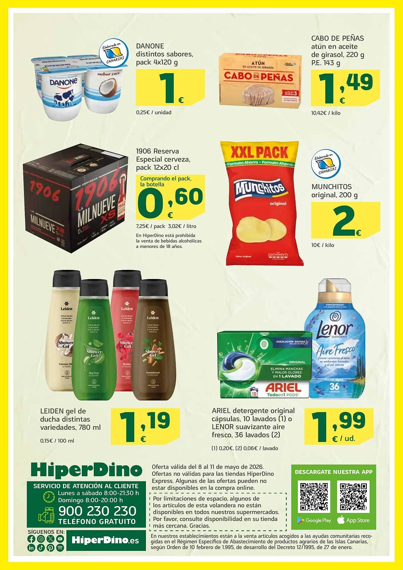 Catálogo de Folleto HiperDino 8 de mayo al 11 de mayo 2026 - Página 2