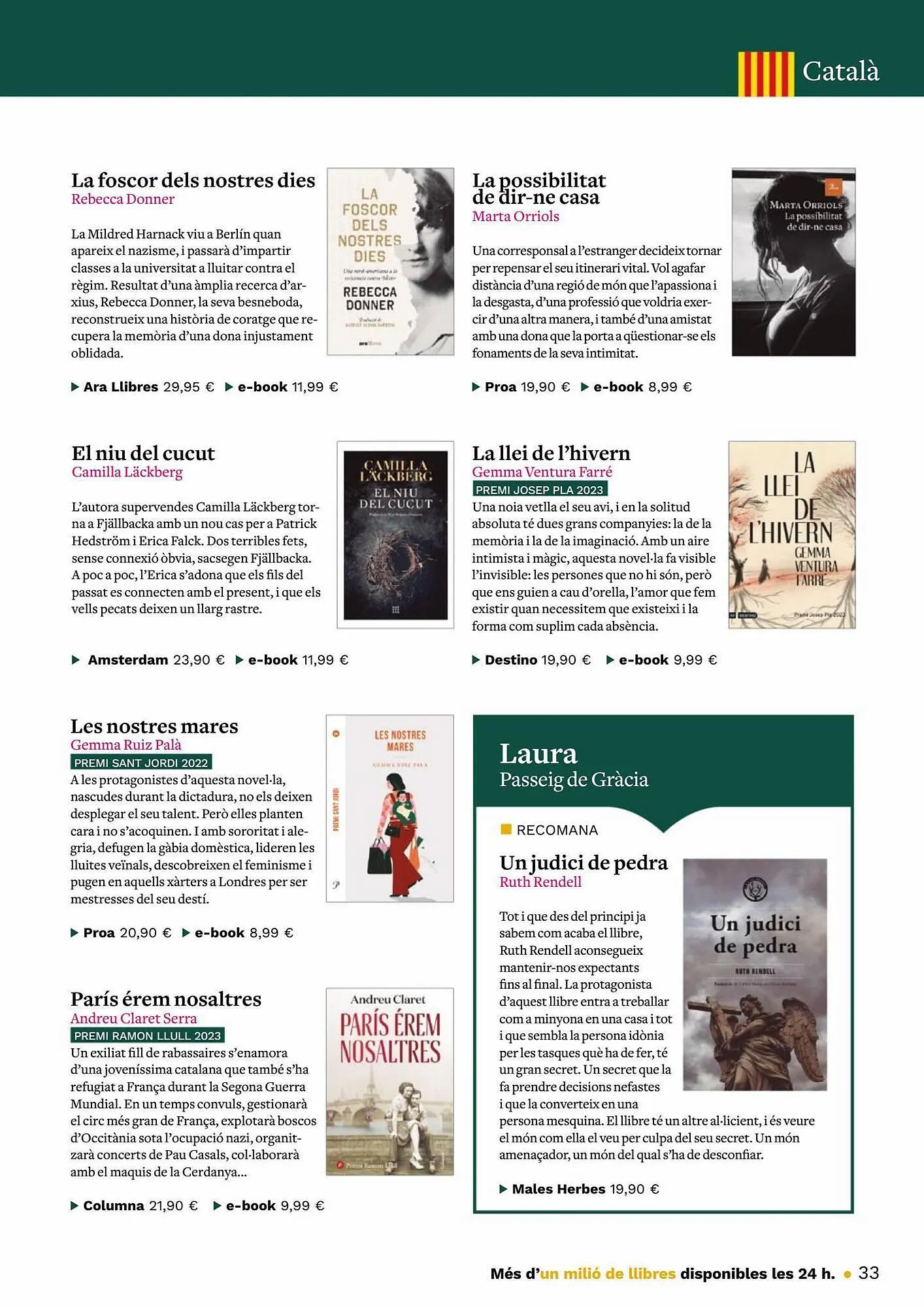 Catálogo de Folleto Casa del Libro 5 de julio al 31 de julio 2023 - Página 33